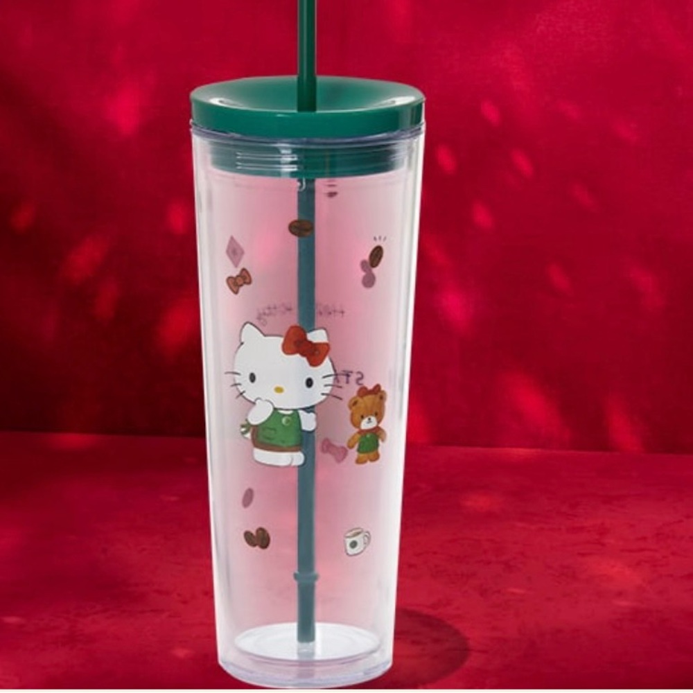 Starbucks x Hello Kitty Limited Edition Acrylic Cold Cup 24 Oz NWT